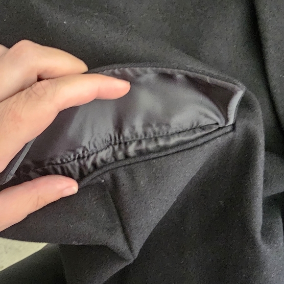 Nautica Batten Classic Fit Overcoat Jacket Wool Blend Black Size 48L NWT - Picture 9 of 16